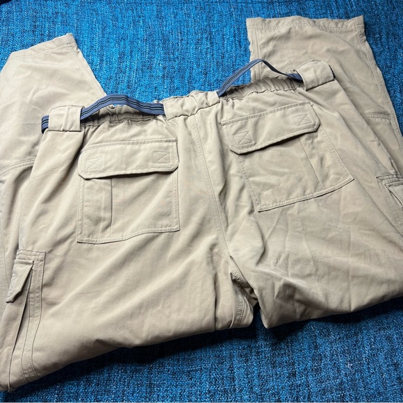 Duluth Trading Co Men's Dry On The Fly Cargo Pants in Tan - Picture 5 of 7